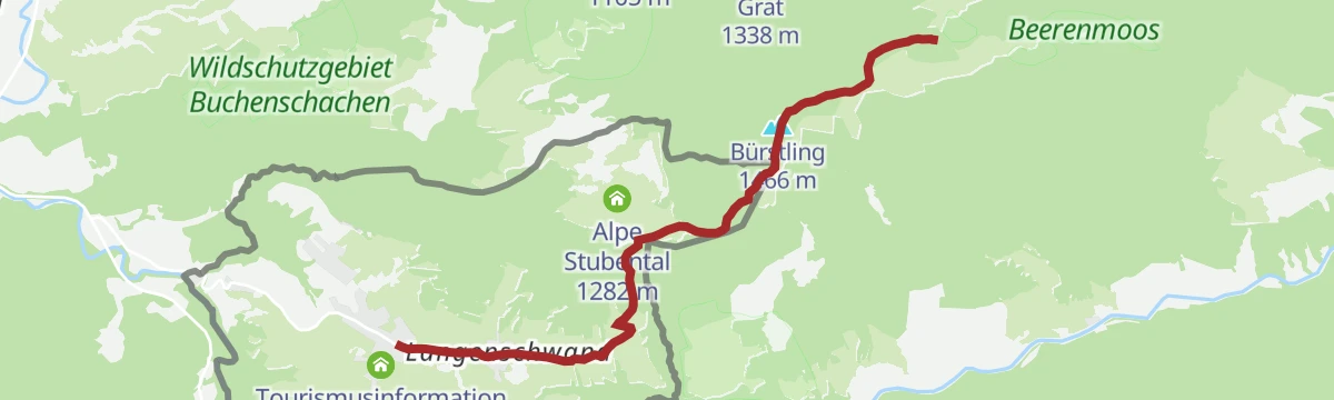 Route map: Von Jungholz auf den Edelsberg